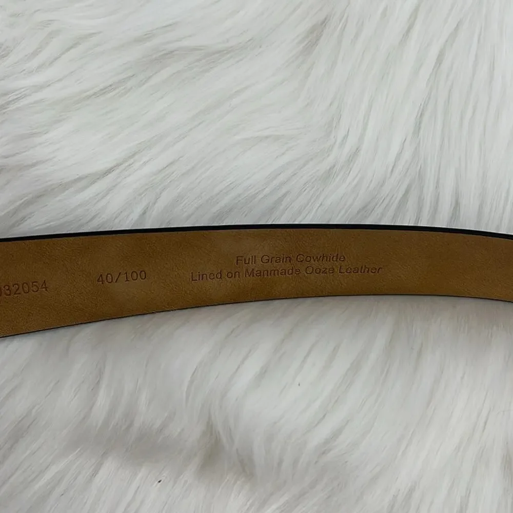 Bloomingdale's The Men's Store Full Grain Cowhide Belt - Black - 40 - NWT
